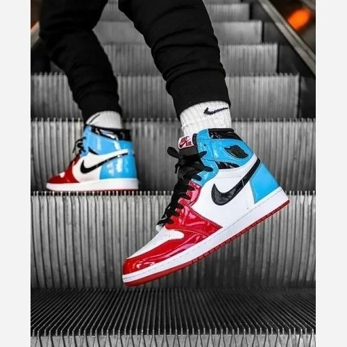 کتونی ساقدار بزرگپا جردن وان سفید مشکی