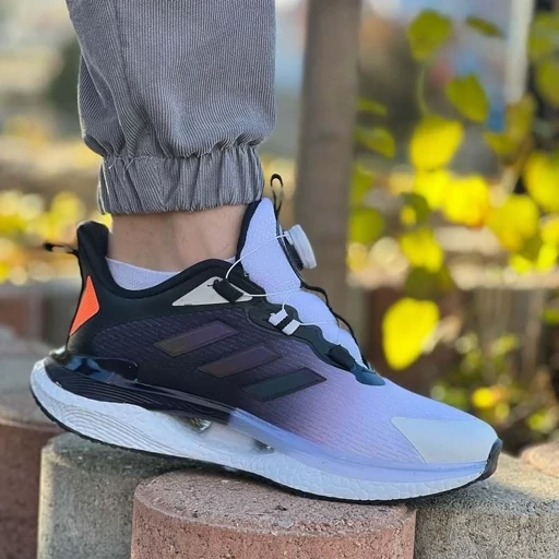 کتونی آدیداس دیسکی سولار مردانه رنگ مشکی آبی حراج ADIDAS