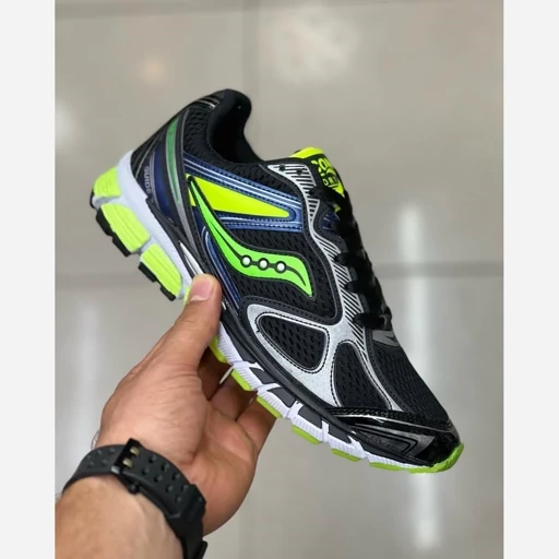 کتونی ساکونی مردانه گاید 7 رنگ مشکی سبز حراج SAUCONY