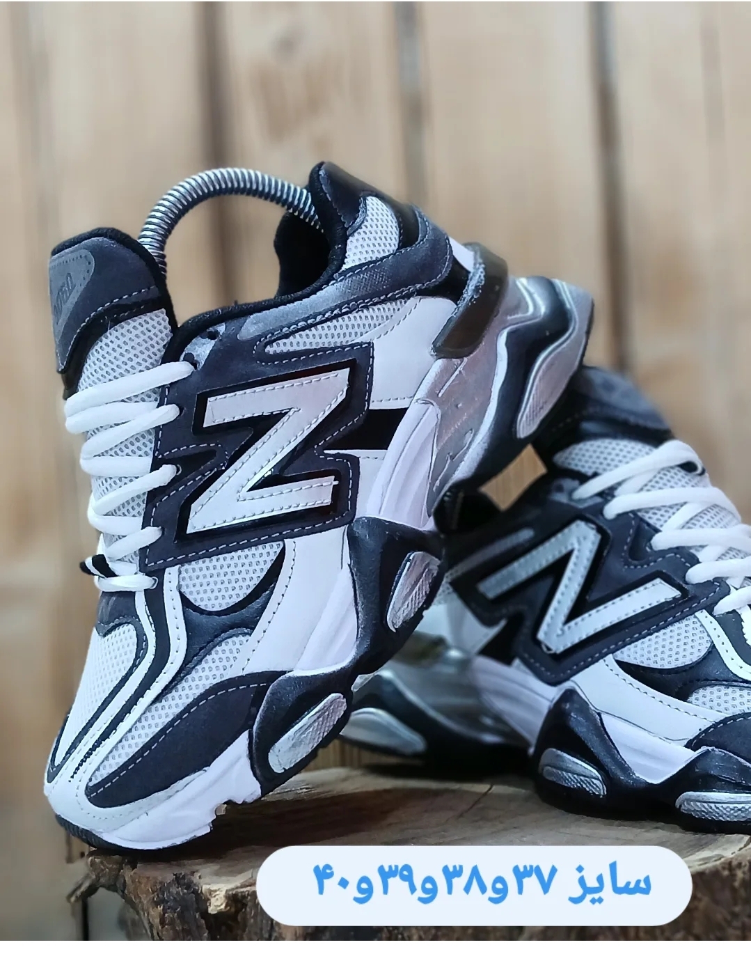 کتونی نیوبالانس 725 زنانه رنگ سفید نقره ای جدید و ترند