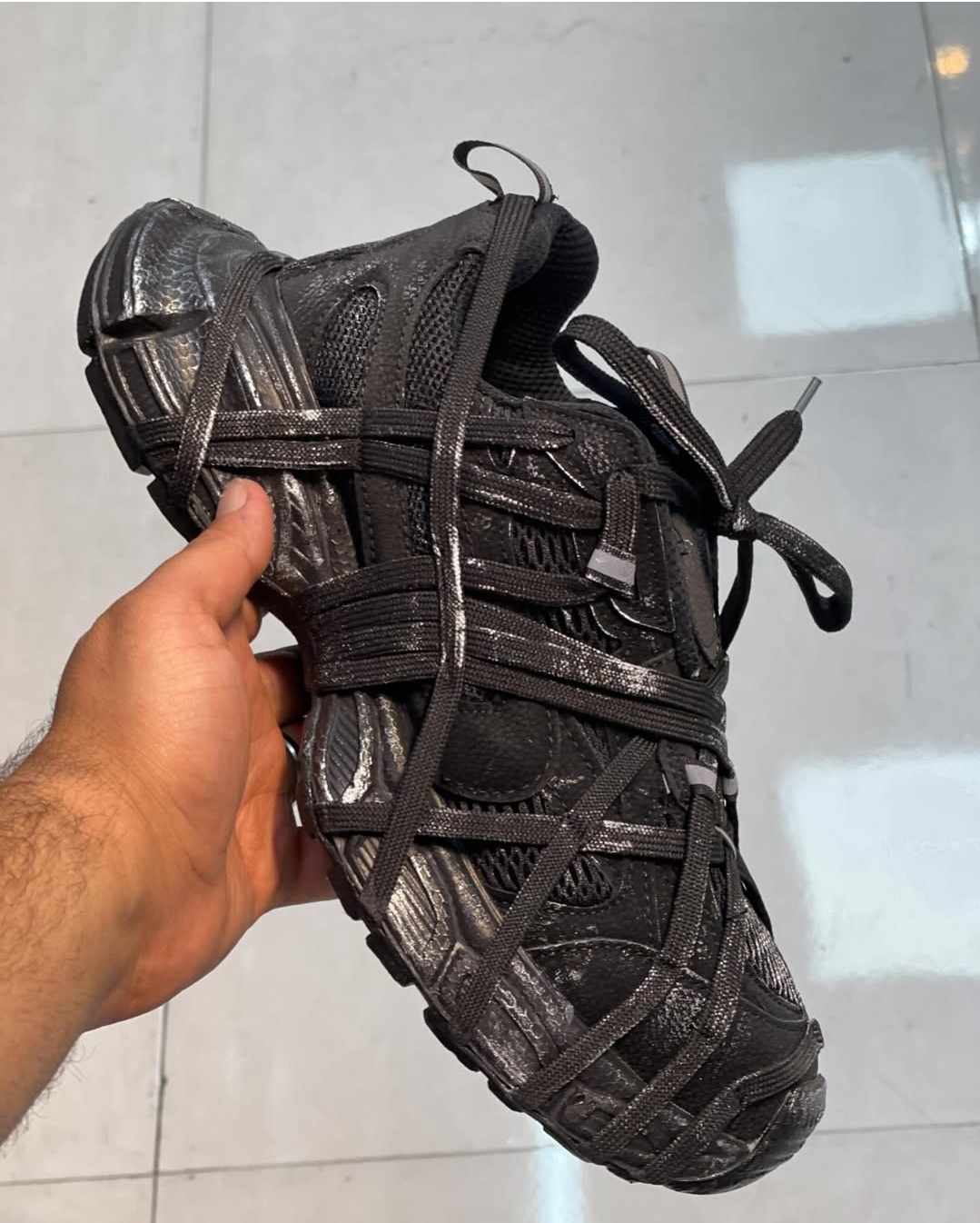 کتونی بالنسیاگا اسپایدر رنگ سفید جدید و ترند BALENCIAGA