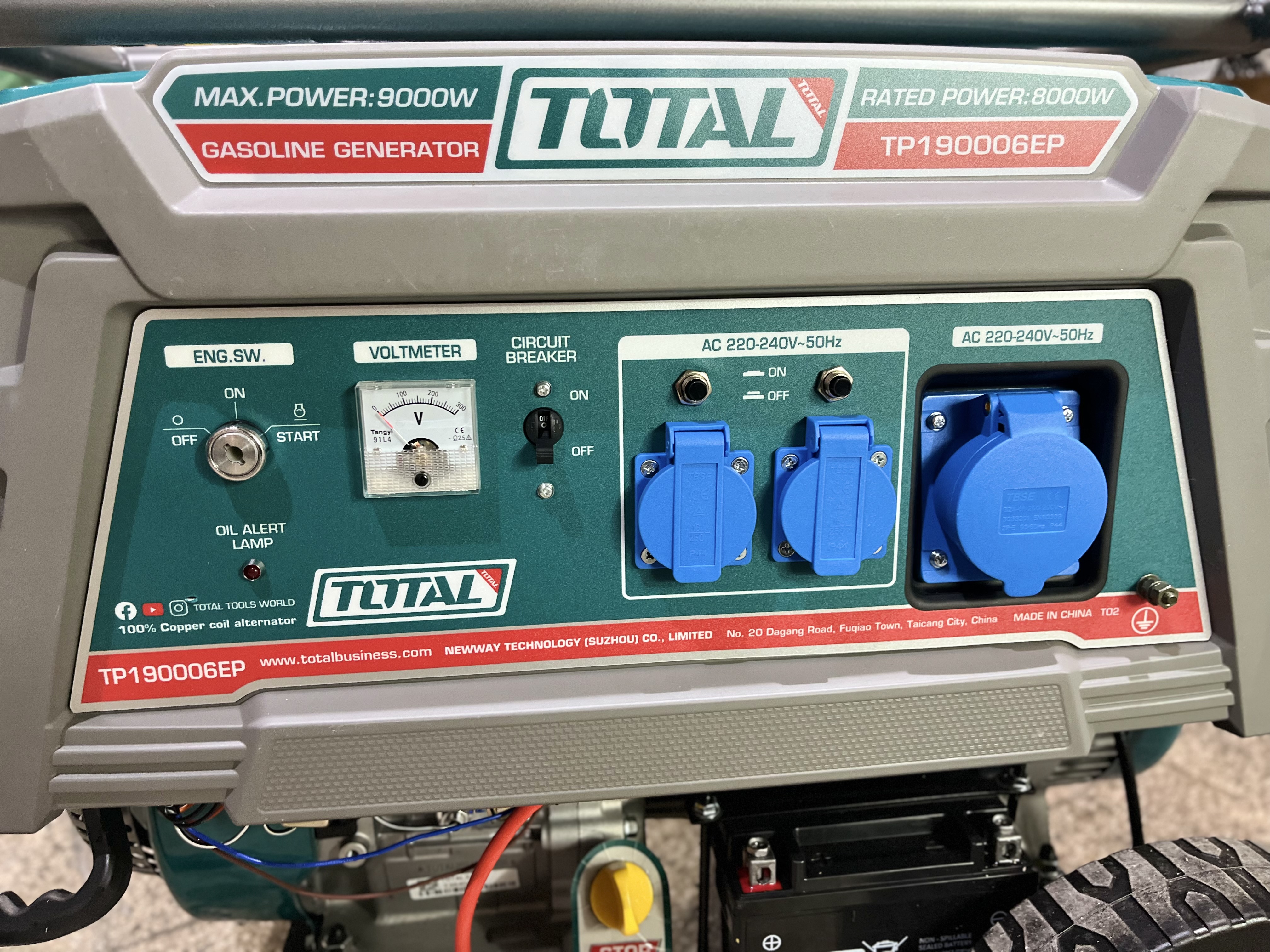 موتوربرق ۹کیلووات توتال