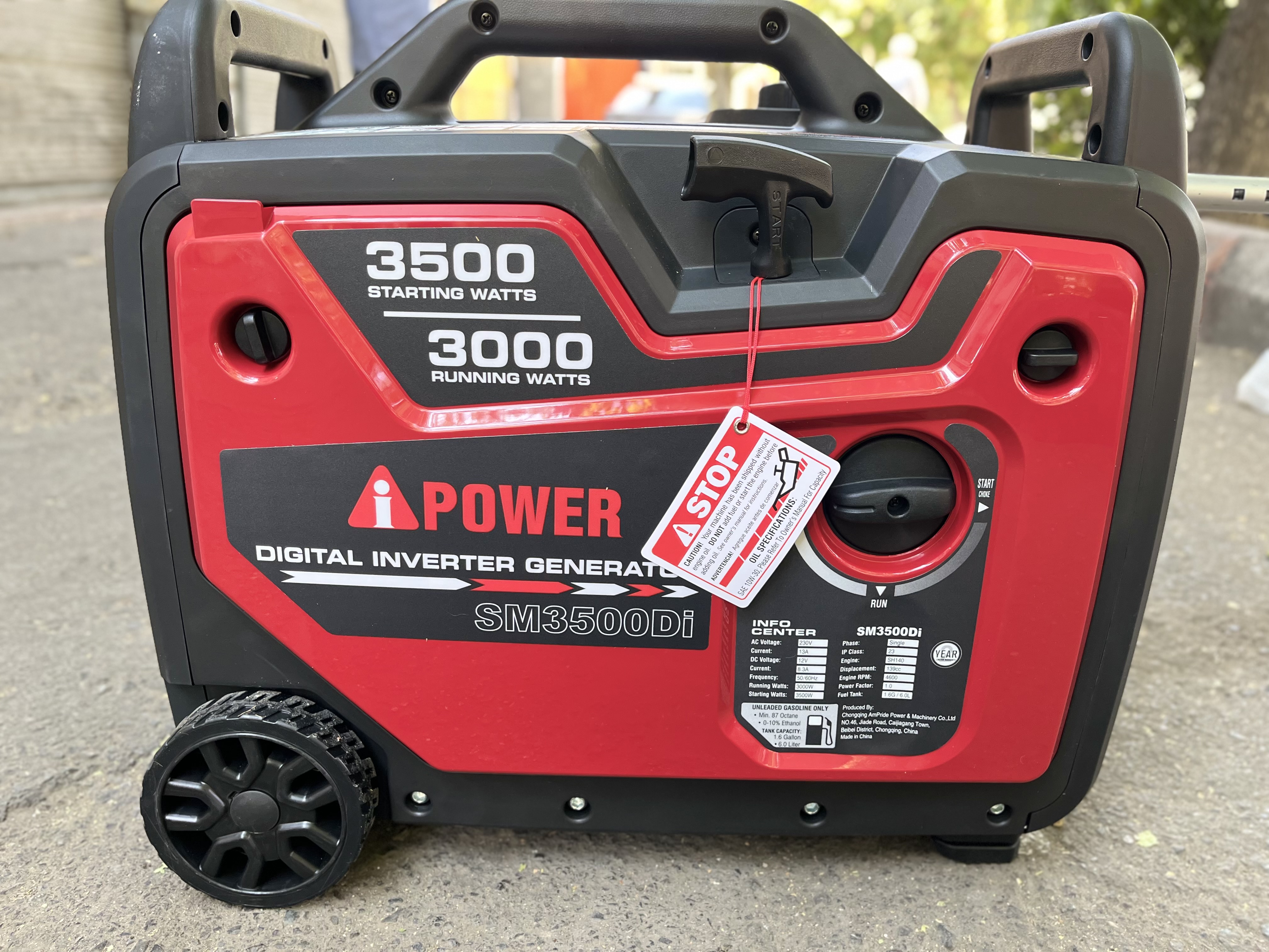 موتوربرق سایلنت ۳/۵کیلووات هندلی آی پاور