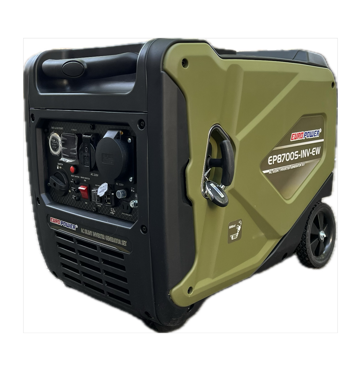 موتوربرق سایلنت گازسوز-بنزینی یوروپاور ۵کیلووات