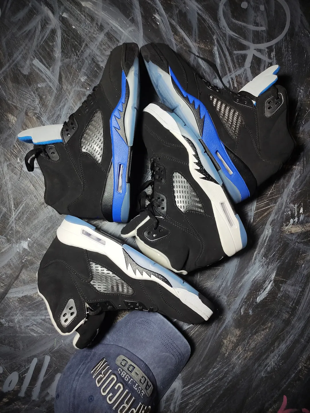 جردن ۵ ریسر بلو و وایت ویتنام اصلی