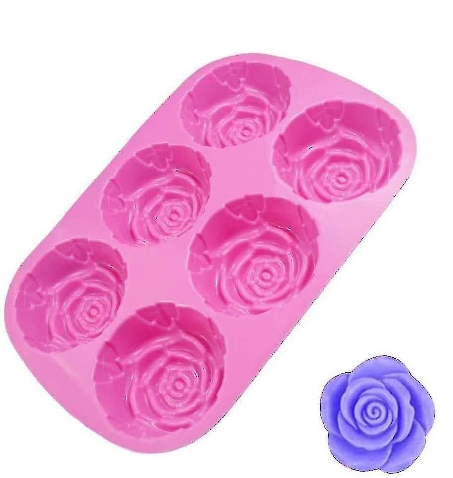 قالب سیلیکون رز 6 تایی