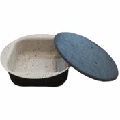 قالب کته سرامیکی درب دار مقاوم و زیبا برای پخت غذا