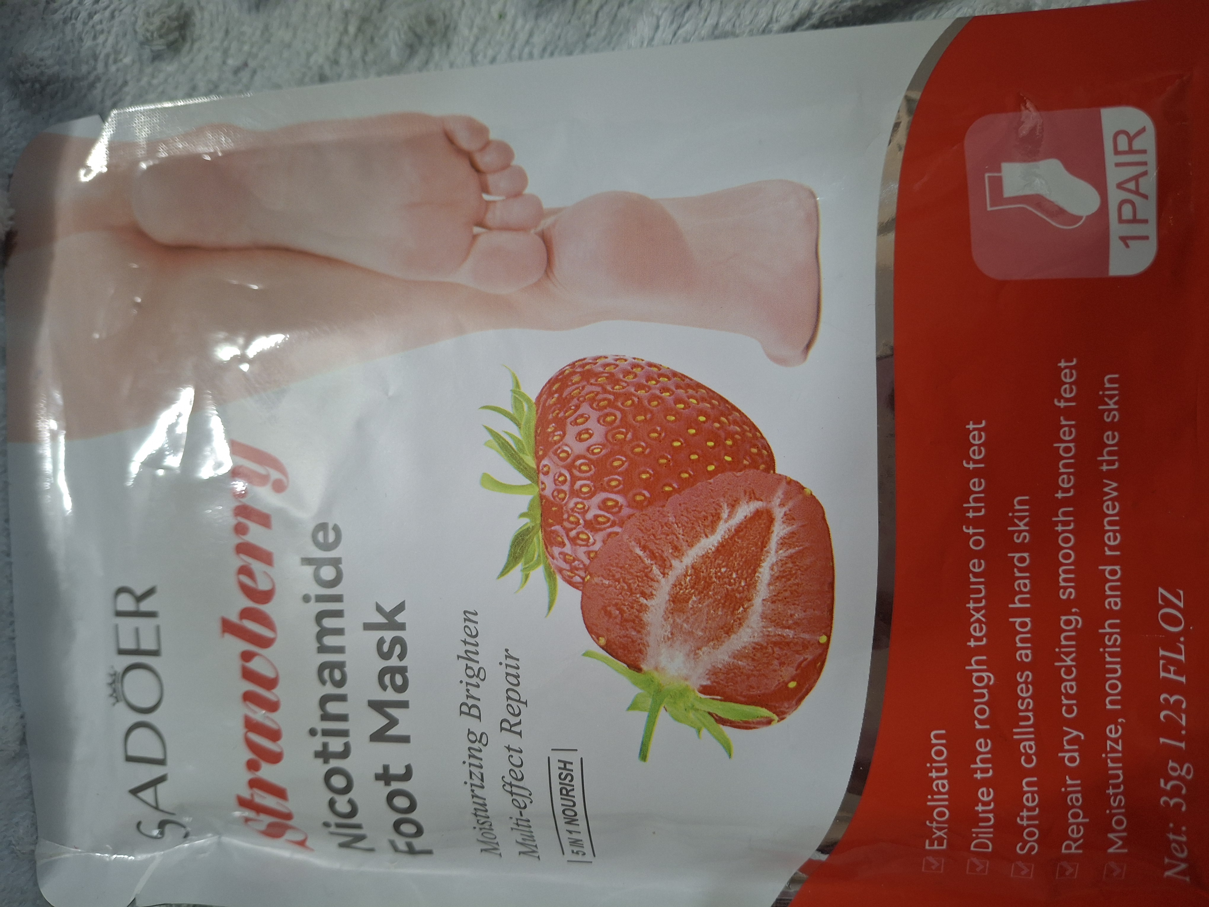 ماسک ورقه ایی پا