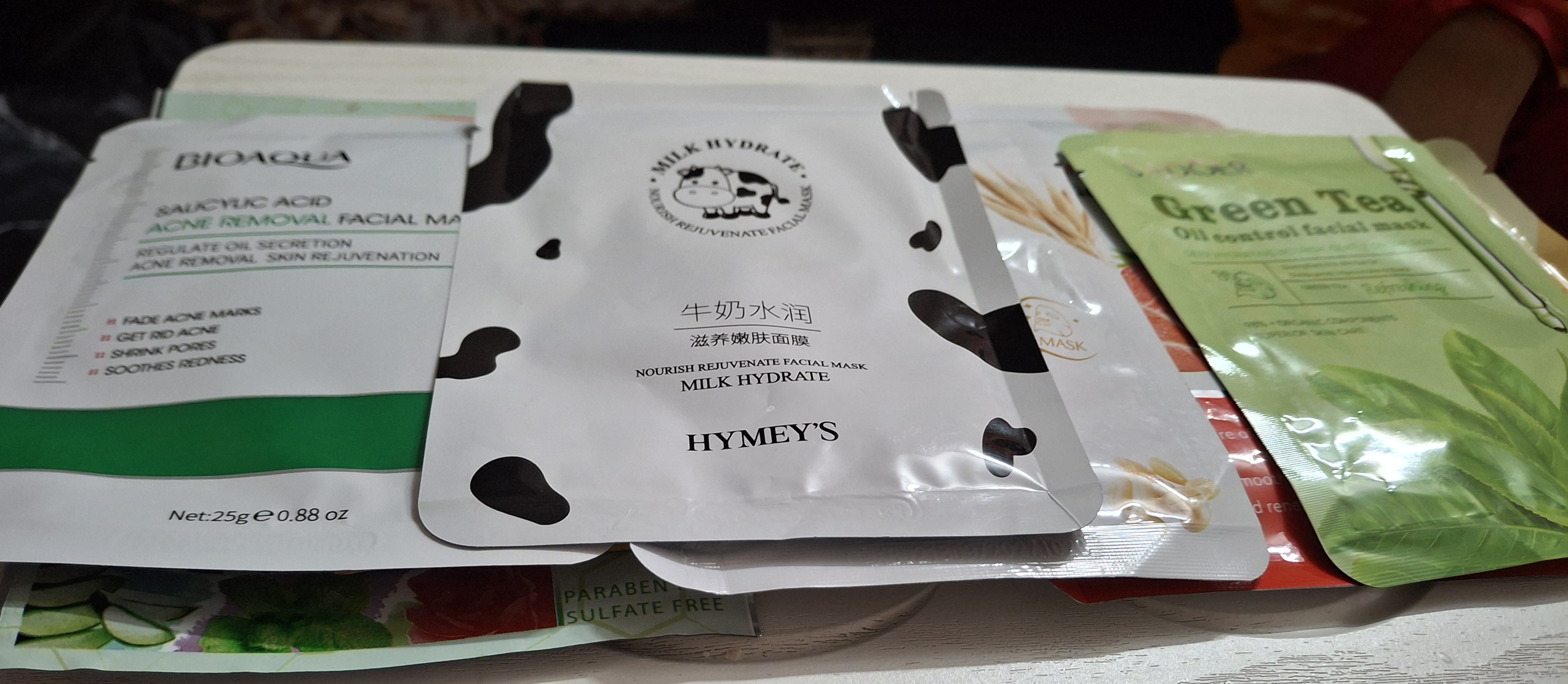 ماسک ورقه آبی صورت