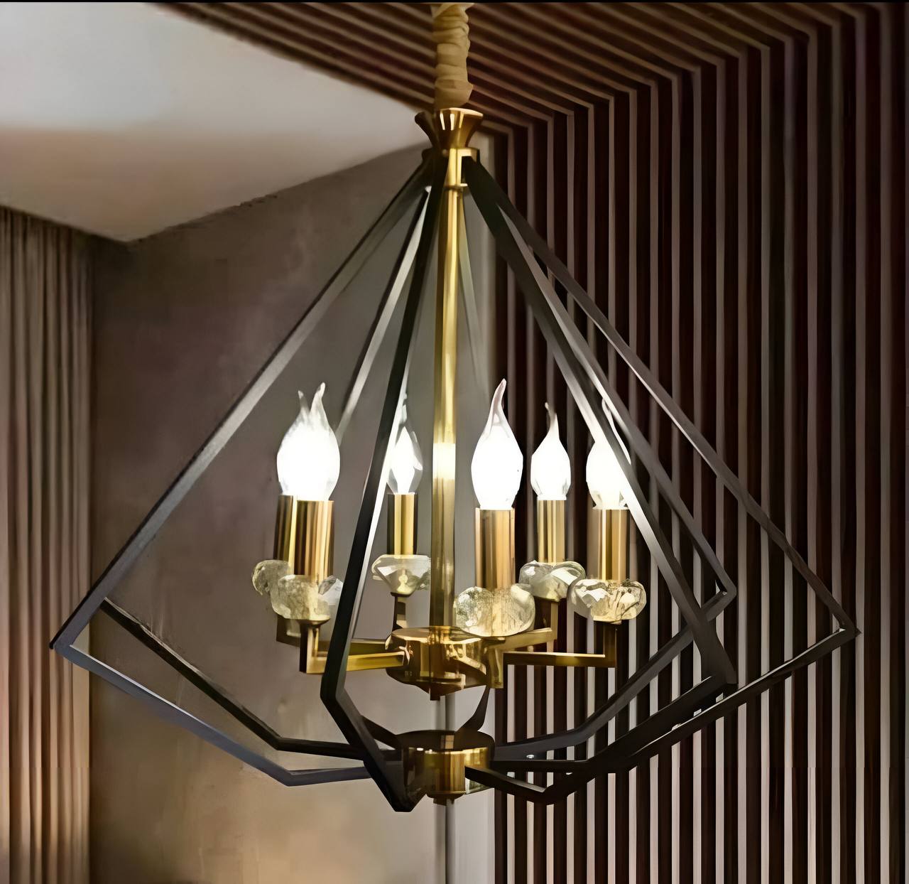 لوستر پروفیلی مدل الماسی