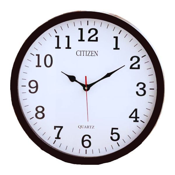 ساعت دیواری سیتیزن ساده سایز 42