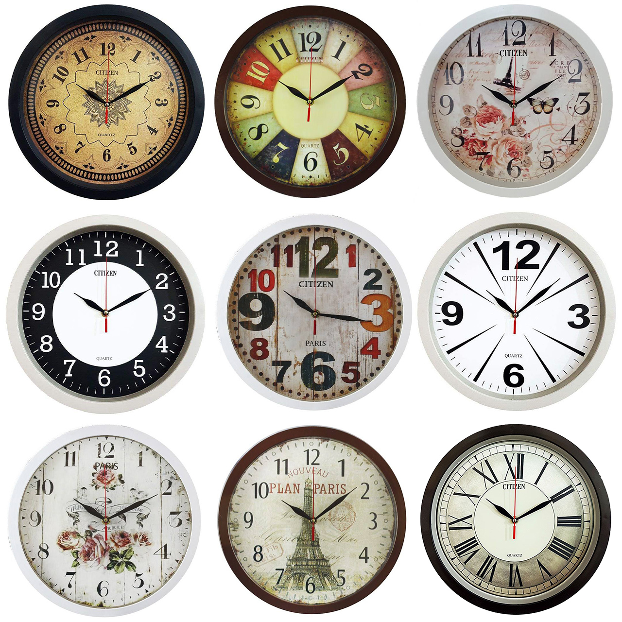 ساعت دیواری سیتیزن روزنامه ای