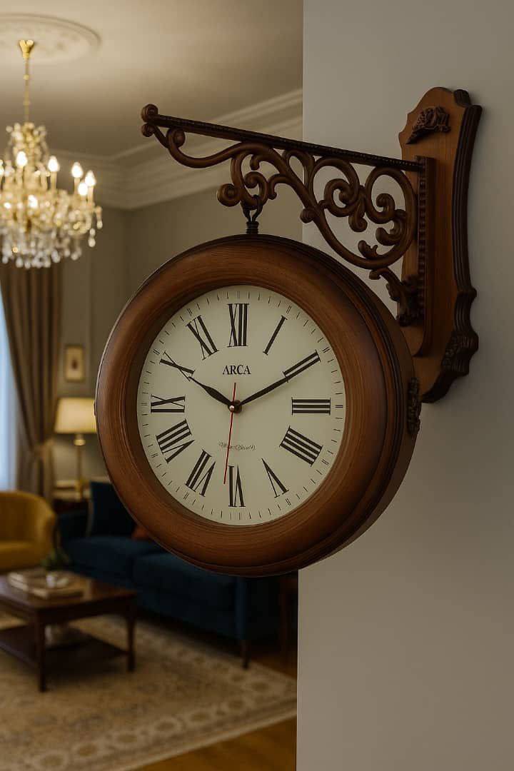 ساعت دیواری دوطرفه آرکا