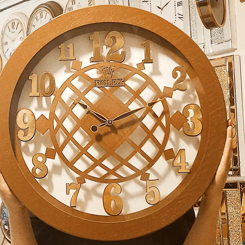 ساعت دیواری چوبی کد 111