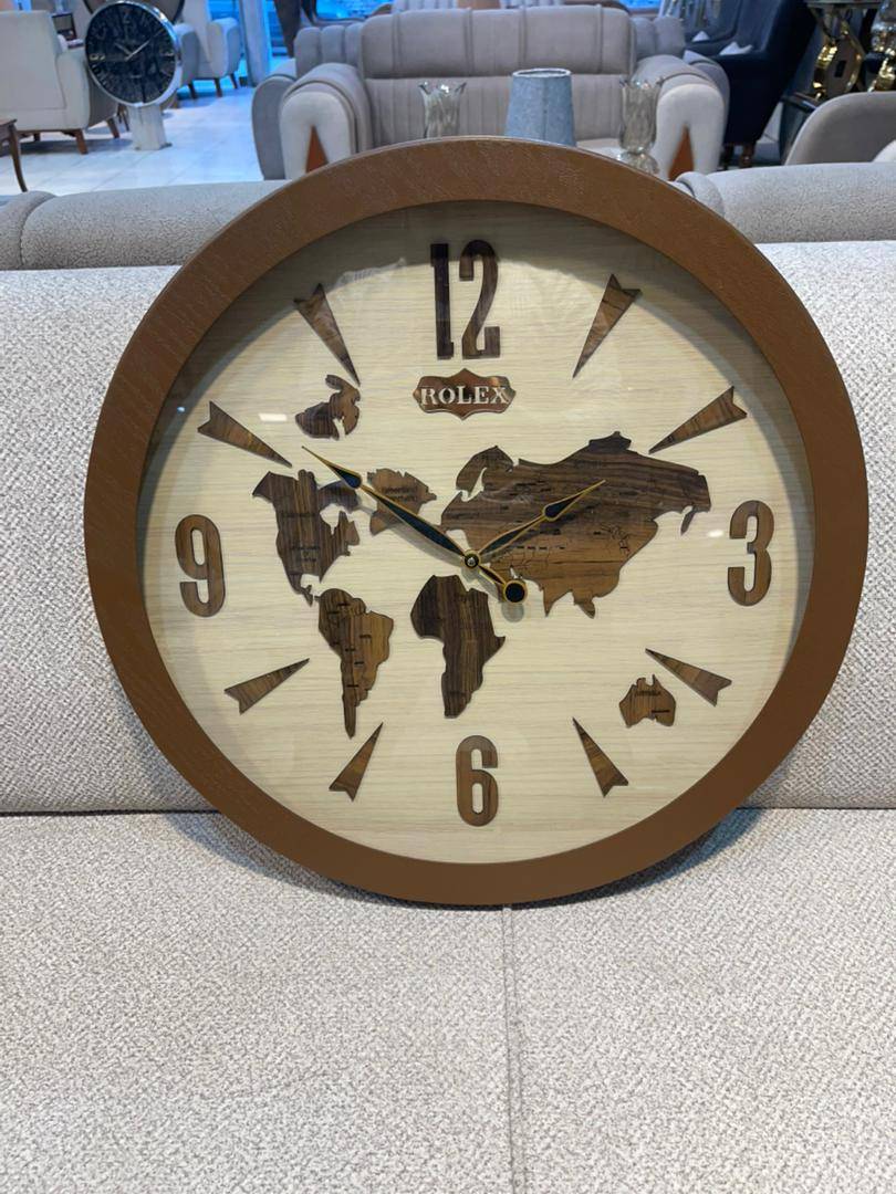 ساعت دیواری چوبی کد 111