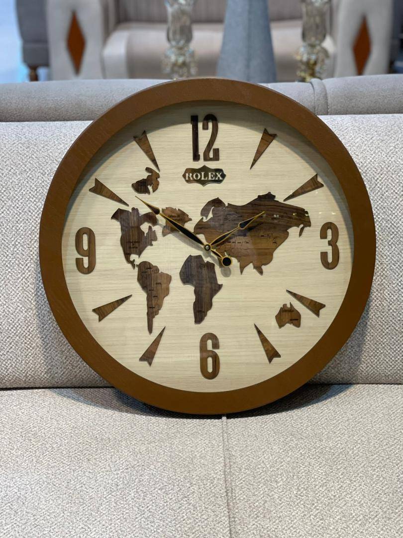 ساعت دیواری چوبی کد 111