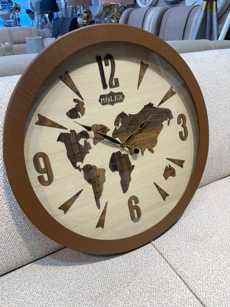 ساعت دیواری چوبی کد 111