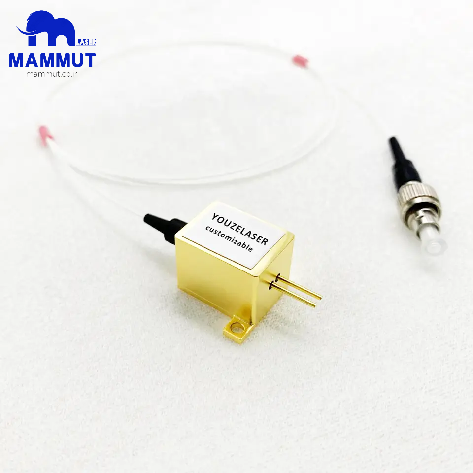 لیزر دیود ۱۵۵۰ نانومتر کوپل شده در فیبر مدل NIR-1550