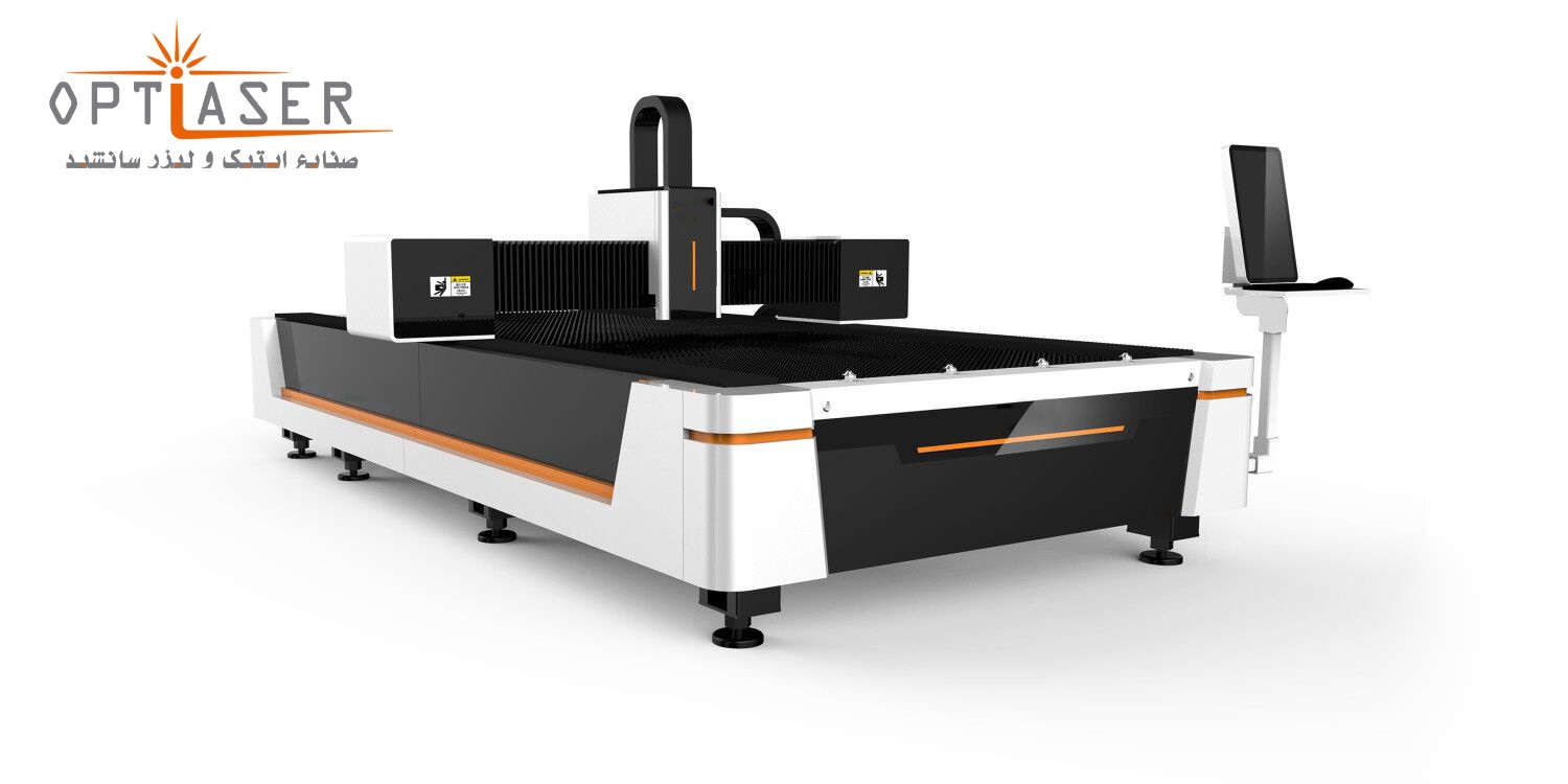 دستگاه لیزر برش فلزات ۳ کیلو وات ابعاد 3 در ۱.۵ متر برند سانشید
