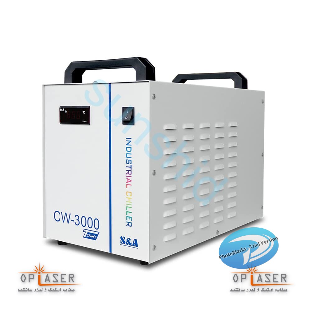 چیلر لیزر برند S&A مدل CW-3000 مناسب لیزر پزشکی