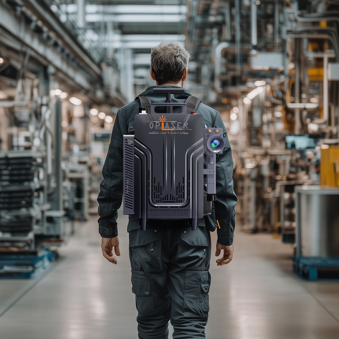 دستگاه لیزر حکاکی،جوش و زنگ زدایی پرتابل کوله پشتی