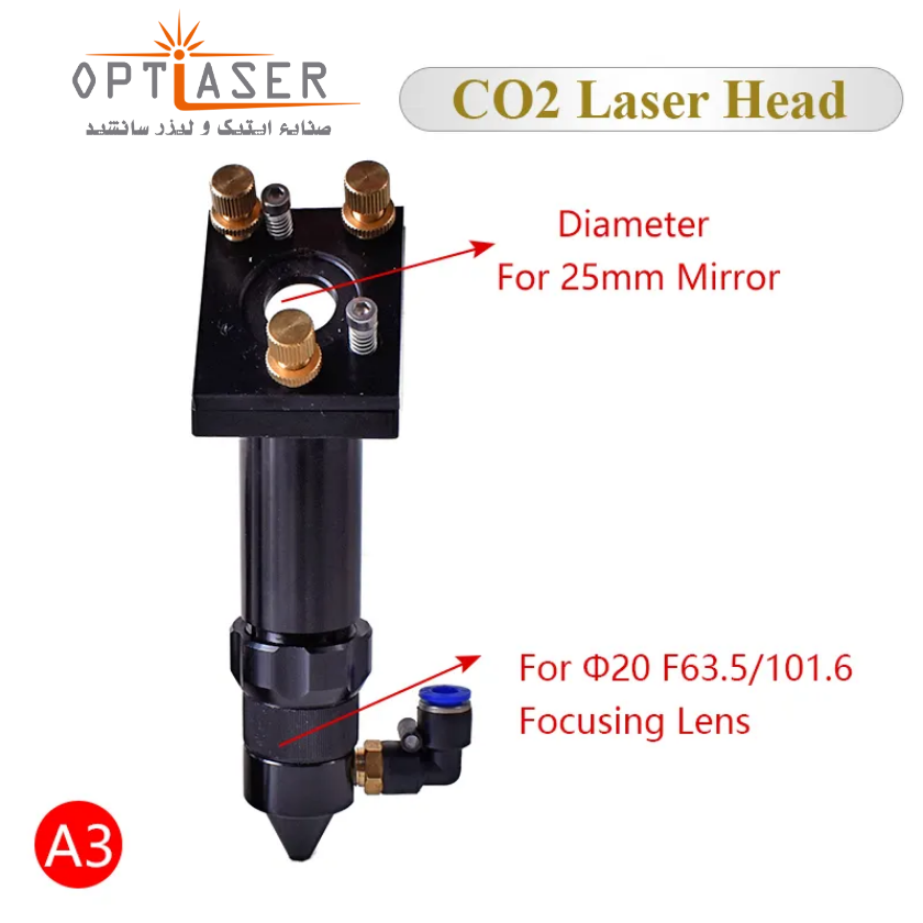 هد دستگاه لیزر CO2