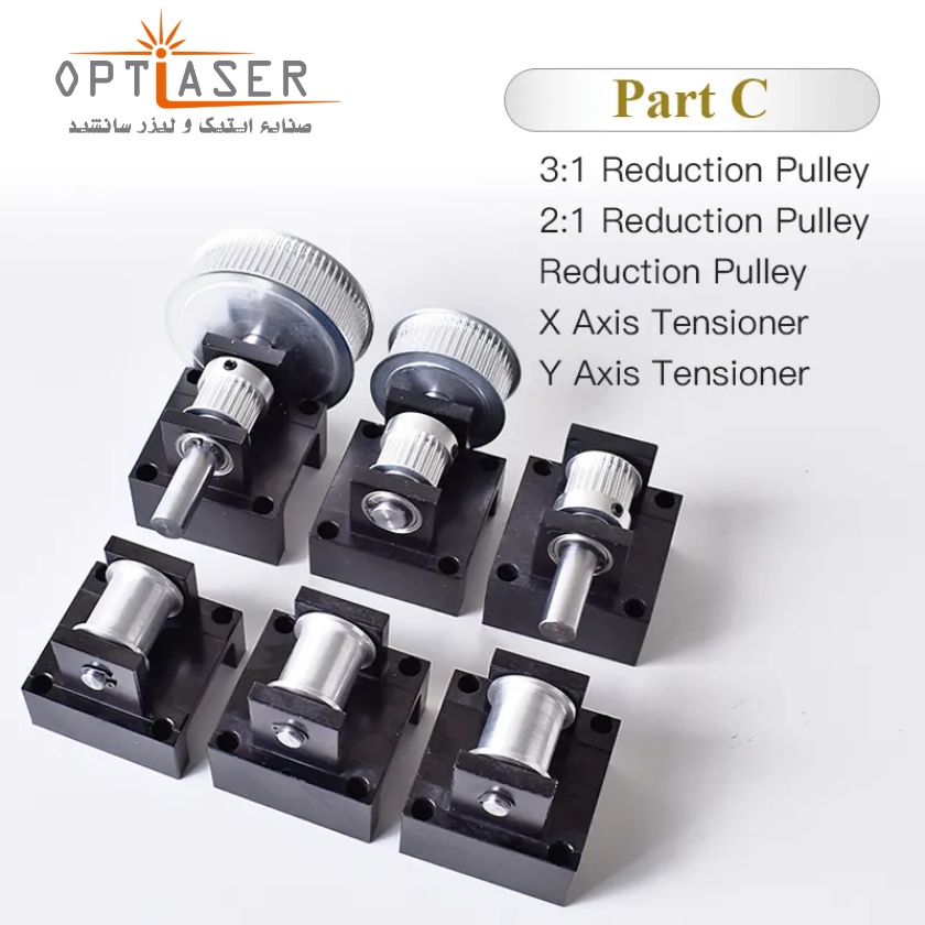 پارت C قطعات اپتومکانیکی لیزر CO2