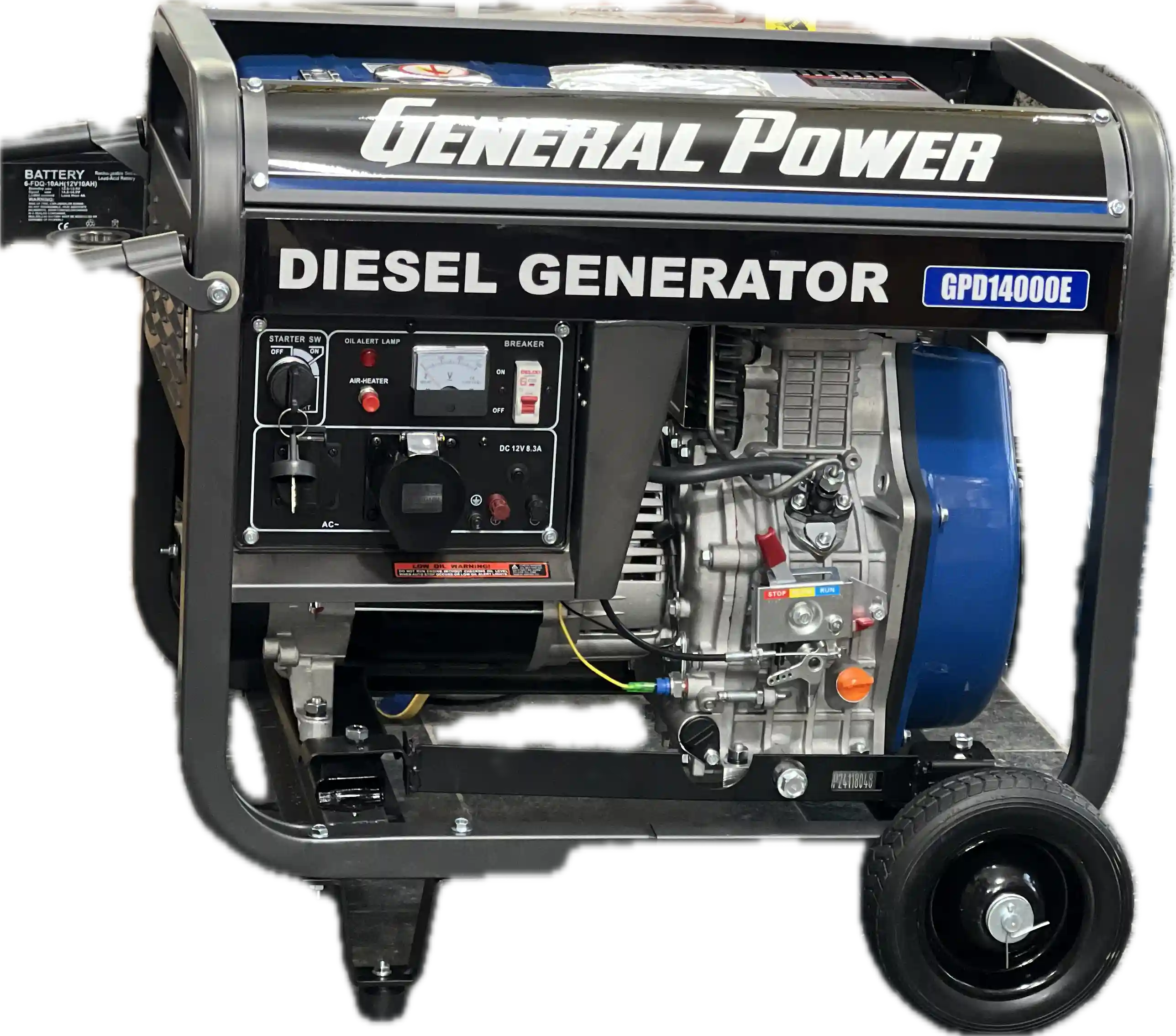 موتوربرق ۸.۵ کیلووات دیزلی جنرال پاور مدل