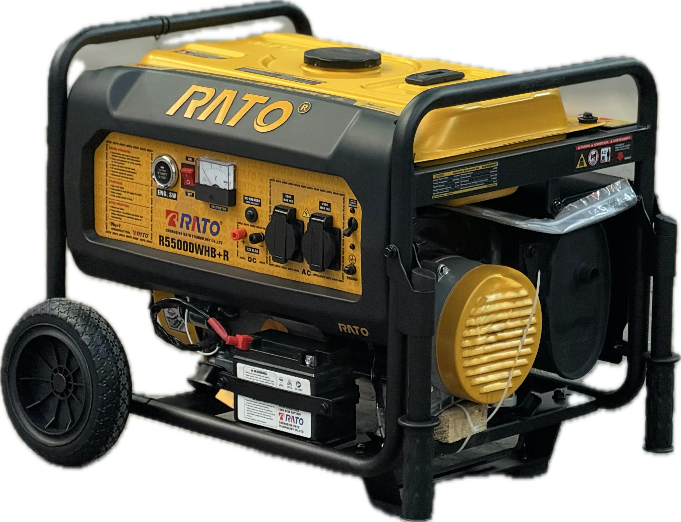 موتور برق راتو مدل R5500DWHB+R ظرفیت ۳ کیلووات تک فاز ریموت دار