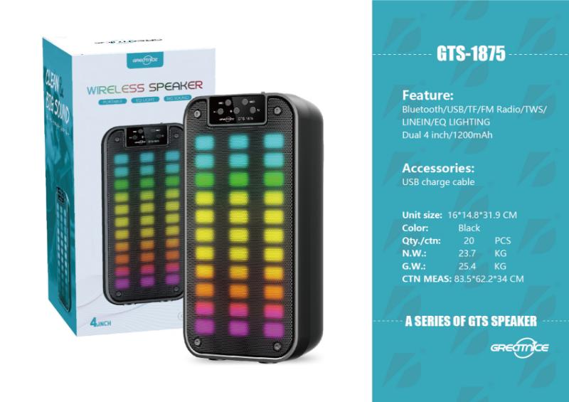 اسپیکر بلوتوثی GTS-1875