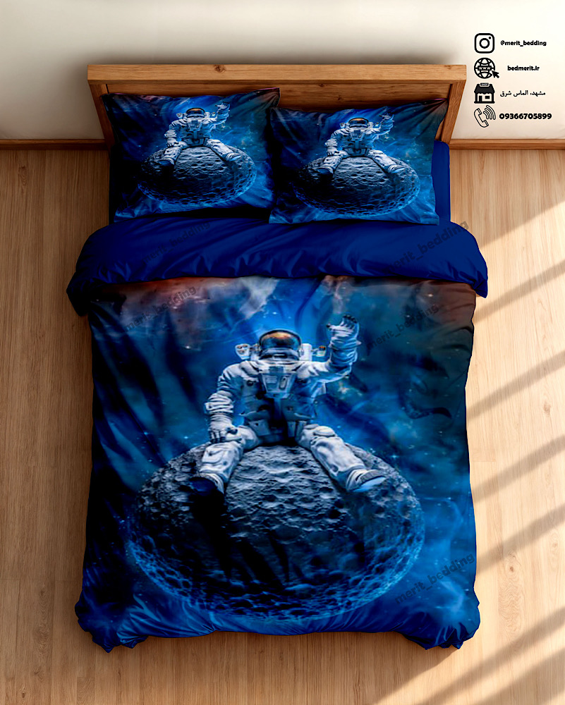 روتختی یک نفره سه بعدی مدل فضانورد کد 23 چهار تکه