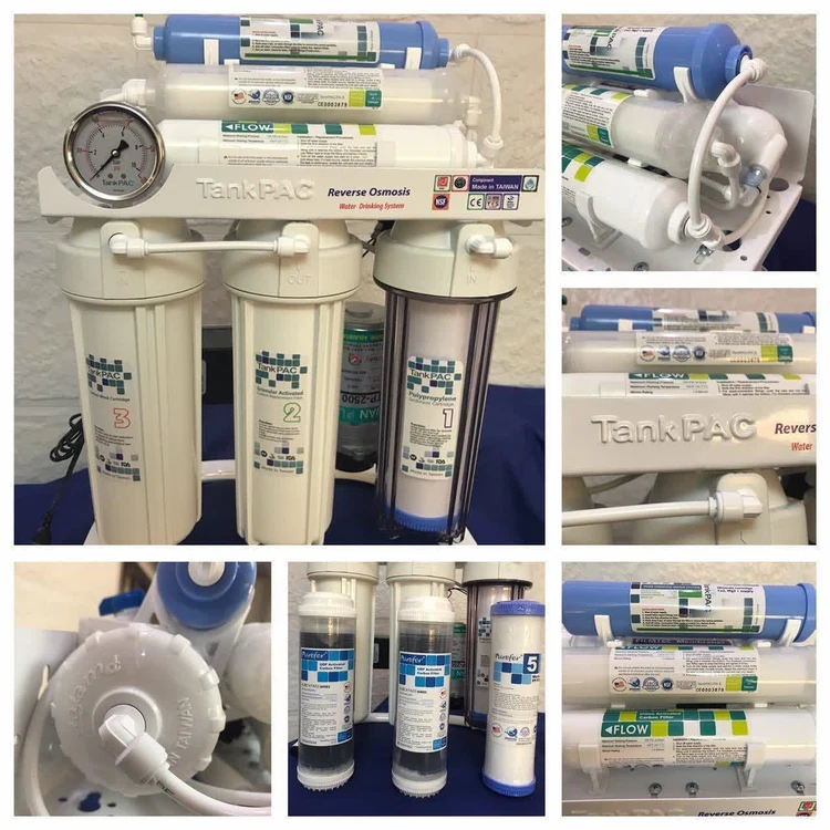 دستگاه تصفیه آب خانگی ۷ مرحله برند تانک پک TANKPAC