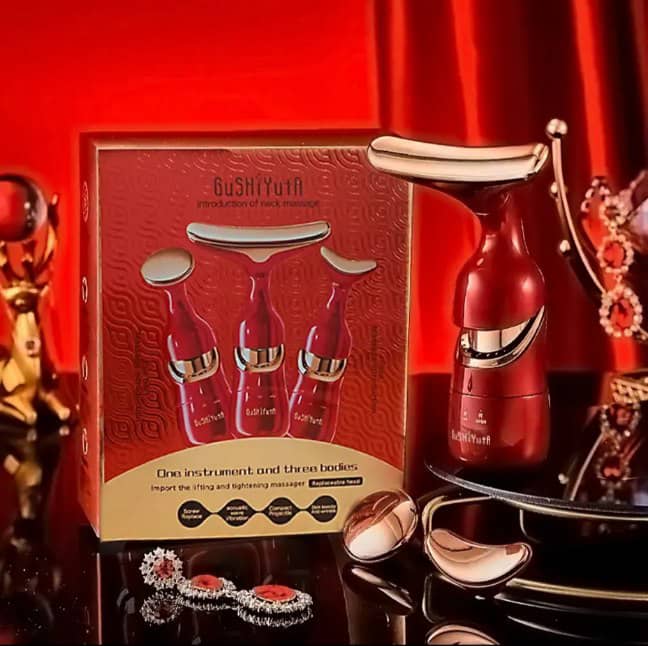 ماساژور و لیفتینگ (جوانسازی) صورت و گردن 3 کاره