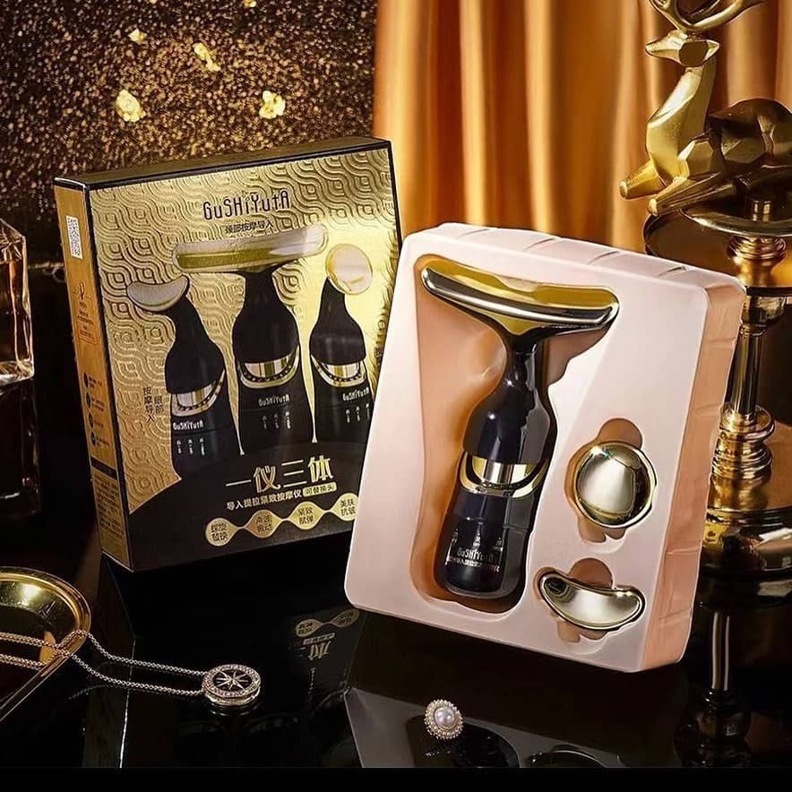 ماساژور و لیفتینگ (جوانسازی) صورت و گردن 3 کاره