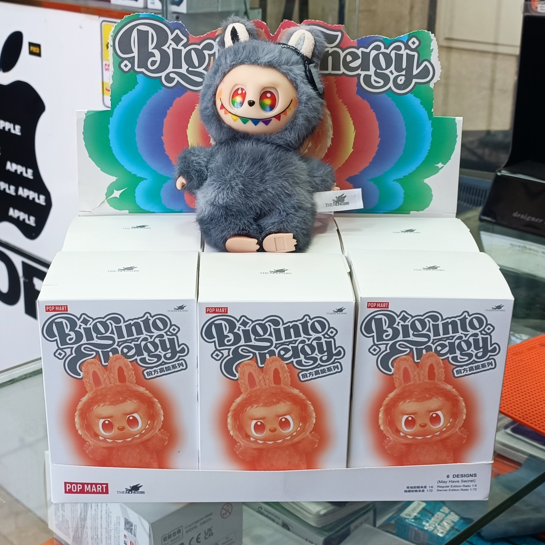 عروسک لبوبو مدل شانسی سری انرژی با طراحی جذاب و رنگ‌بندی زنده