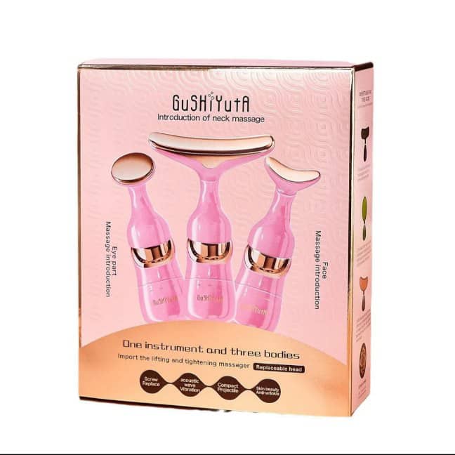 ماساژور و لیفتینگ (جوانسازی) صورت و گردن 3 کاره