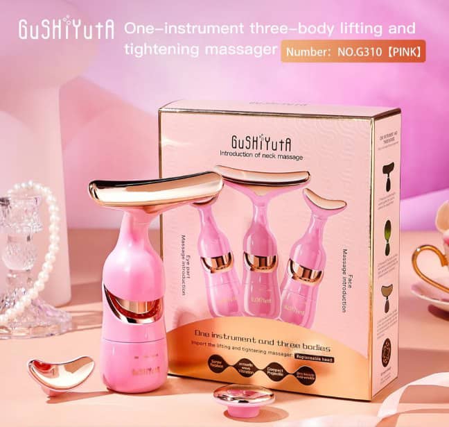 ماساژور و لیفتینگ (جوانسازی) صورت و گردن 3 کاره