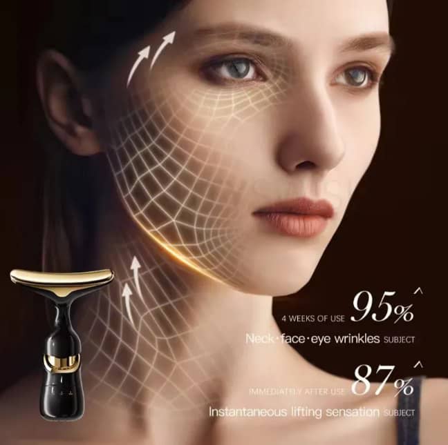 ماساژور و لیفتینگ (جوانسازی) صورت و گردن 3 کاره