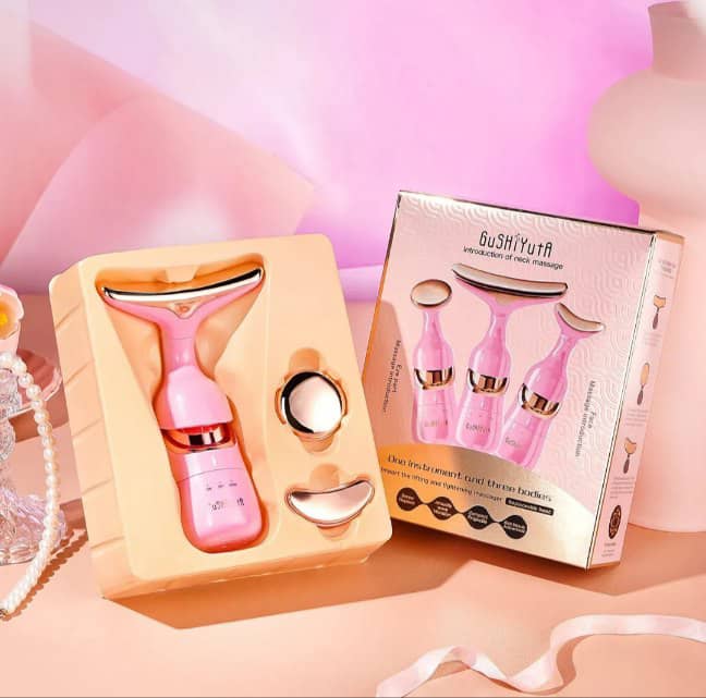 ماساژور و لیفتینگ (جوانسازی) صورت و گردن 3 کاره