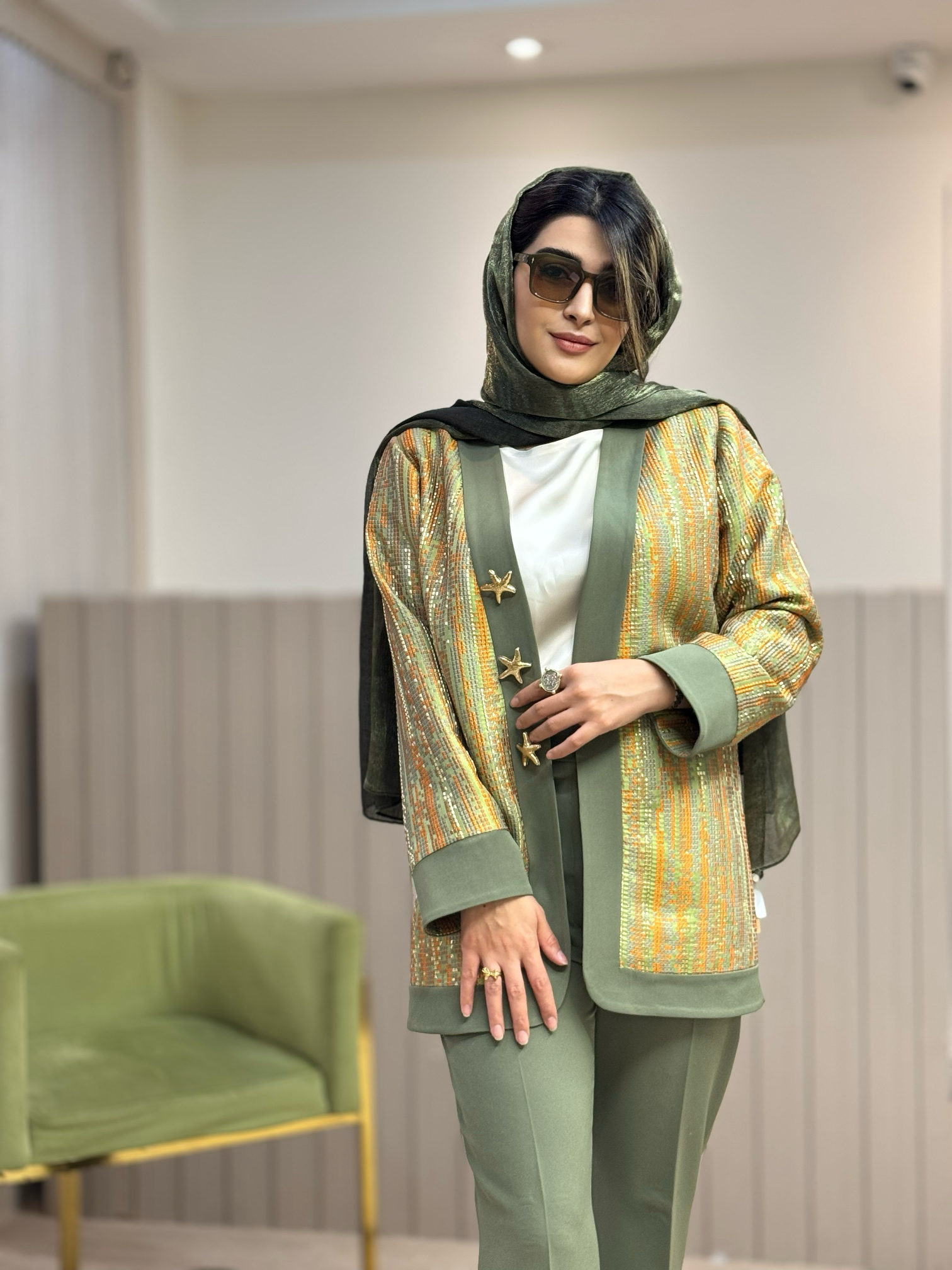 مانتو تکه دوزی شده Ma01