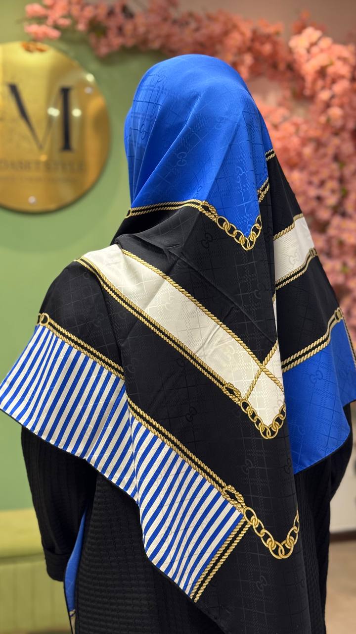 روسری ابریشم ژاکاردکدml05