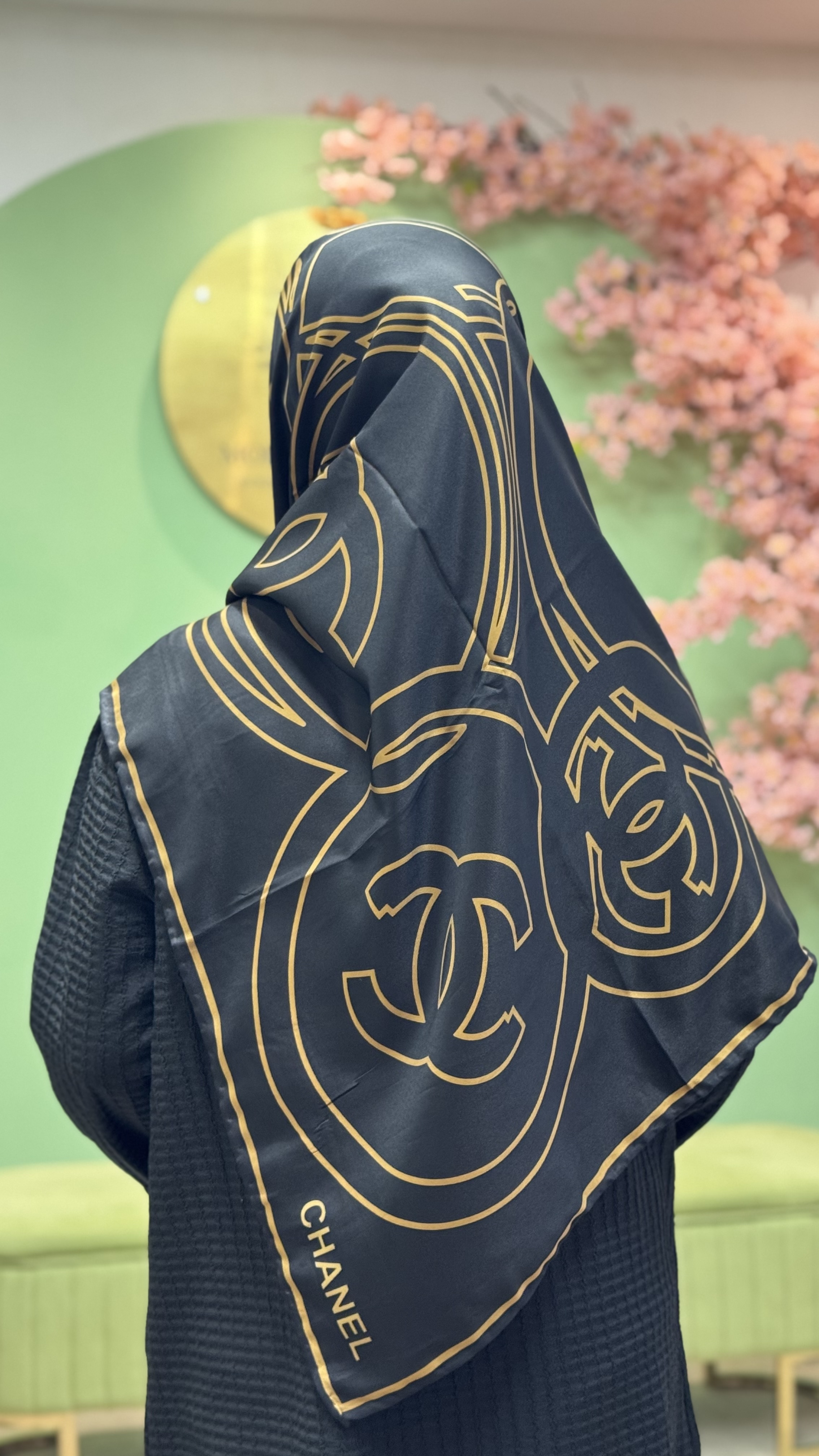 روسری ابریشم ژاکاردکدml08