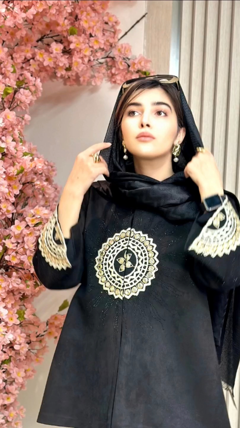 پالتو کتی مخمل سوییت ، کارشده با نگین و گل دوزی