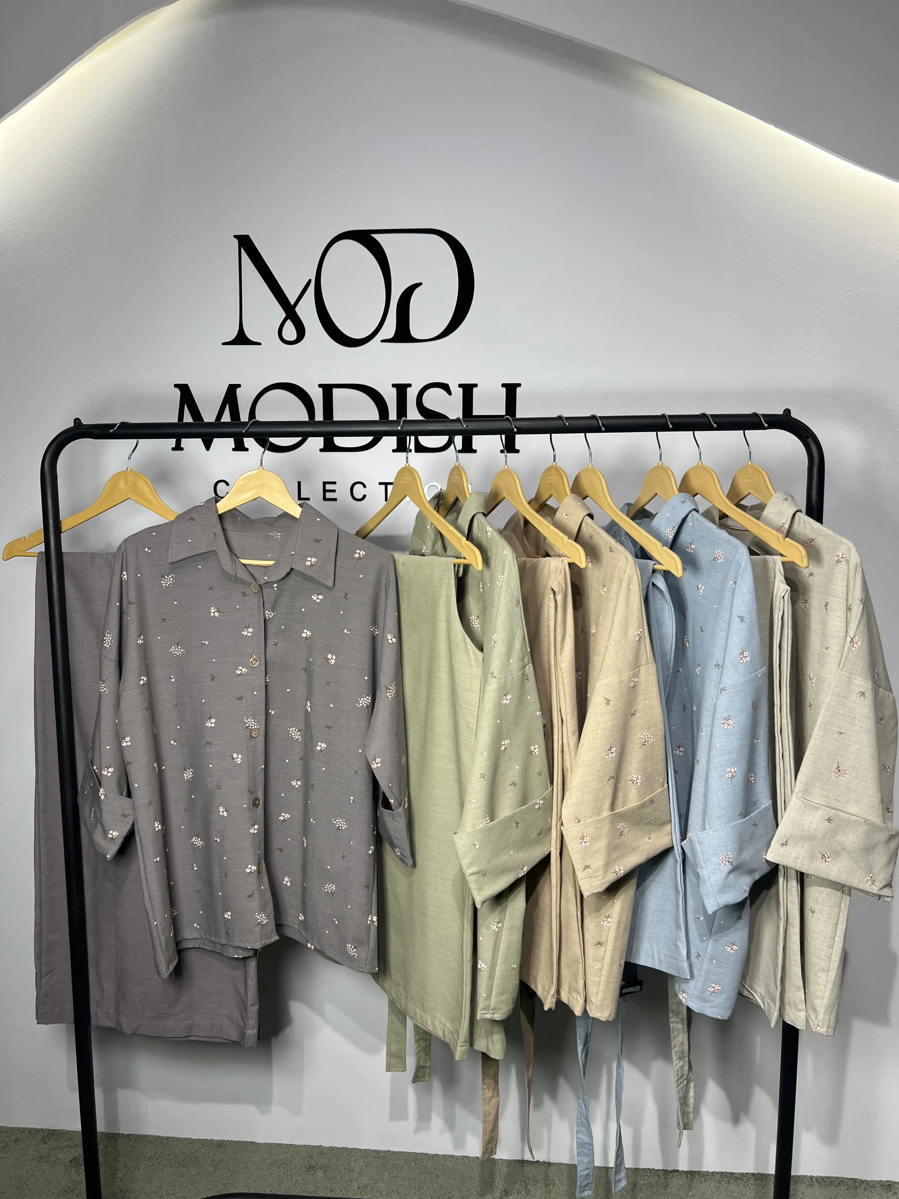 ست اوورال دو تیکه لینن ملانژ برای استایل کژوال و راحت