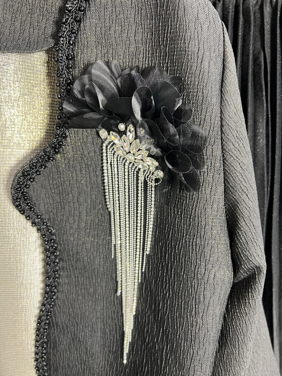 ست کت و شلوار زنانه ساماکو با طراحی مدرن و جنس کتان لمه