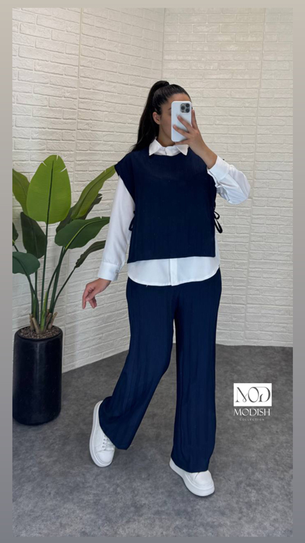 ست سه‌تکه آیوا و نخی برای استایل کژوال روزمره