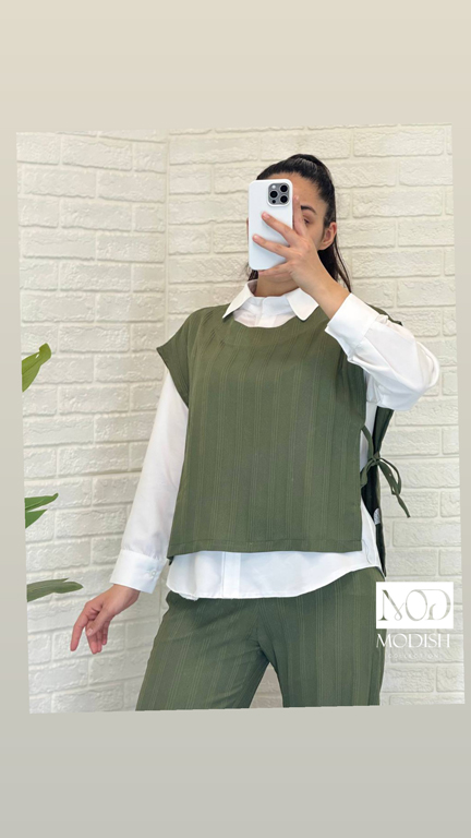 ست سه‌تکه آیوا و نخی برای استایل کژوال روزمره