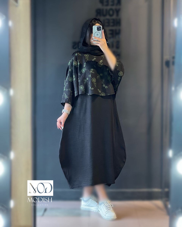 ست سارافون و شنل شانتون سبک و راحت برای فصول گرم