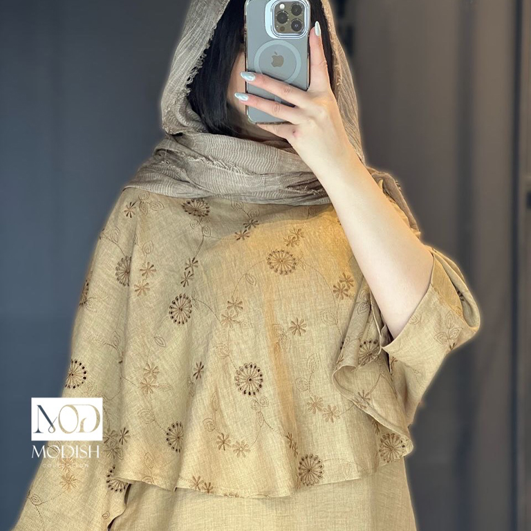 ست سارافون و شنل شانتون سبک و راحت برای فصول گرم