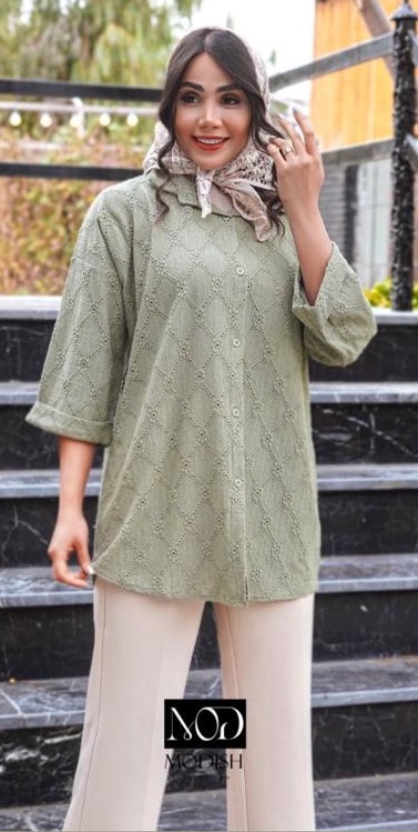 شومیز مانتویی مراکشی پاکتی کد a13 با طراحی مدرن و پارچه باکیفیت